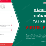 cach sua thong tin tai khoan viettel post