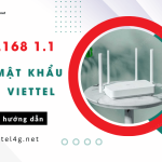 192.168 1.1 cach doi mat khau wifi viettel tai nha