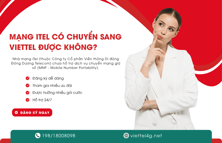 mang itel co chuyen sang viettel duoc khong
