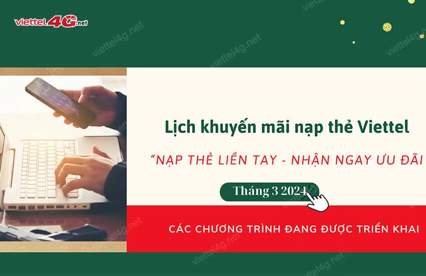 lich khuyen mai nap the viettel 3 2024