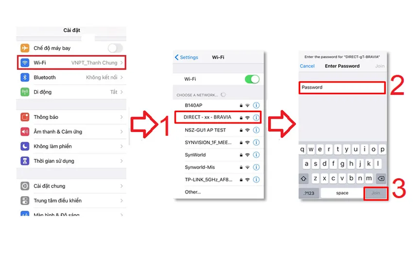 Bat Wifi Direct tren dien thoai iPhone