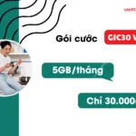 goi cuoc gic30 viettel