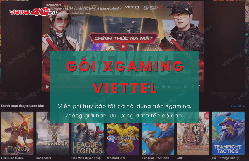 goi xgaming viettel