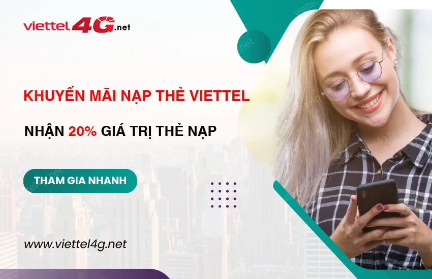 chuong trinh khuyen mai nap the viettel