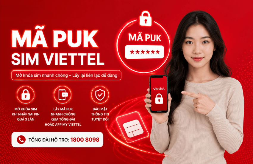 cach lay ma puk sim viettel ma puk sim viettel