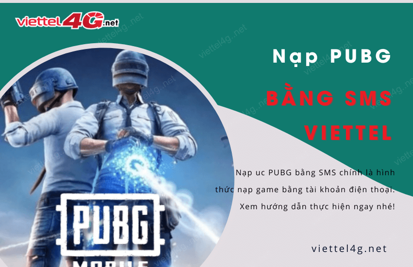 nap pubg bang sms viettel