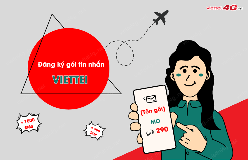 Cach dang ky cac goi SMS Viettel de nhan tin mien phi