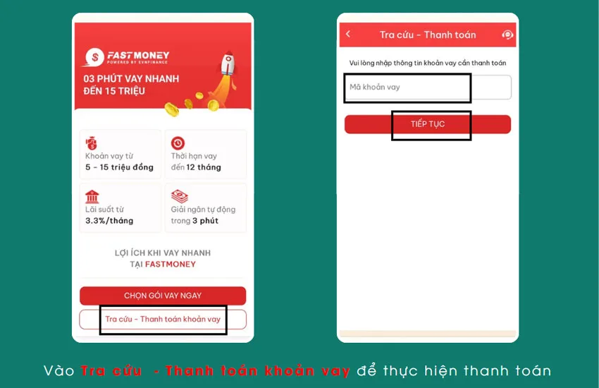 cach thanh toan fast money tren my viettel