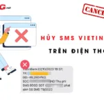 huy sms vietinbank tren dien thoai