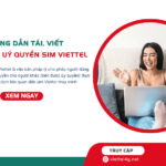 mau giay uy quyen sim viettel