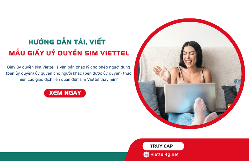 mau giay uy quyen sim viettel