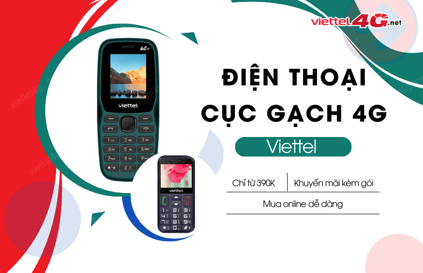 dien thoai cuc gach 4g viettel