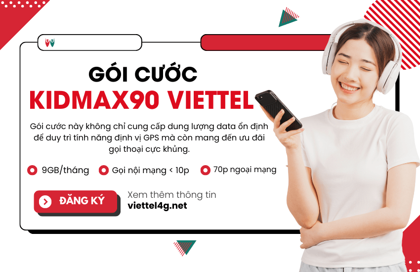 goi cuoc kidmax90 cua viettel