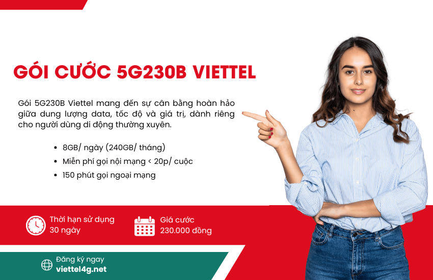 goi cuoc 5g230b cua viettel