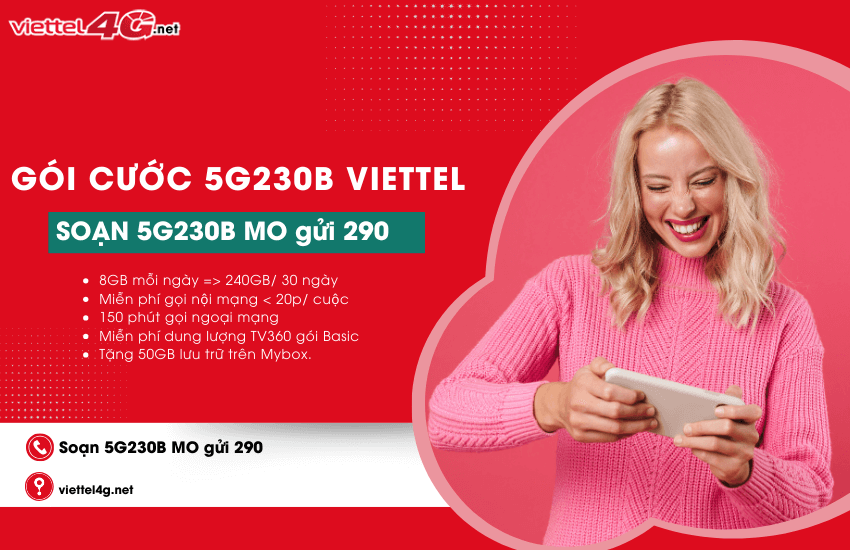 goi cuoc 5g230b viettel