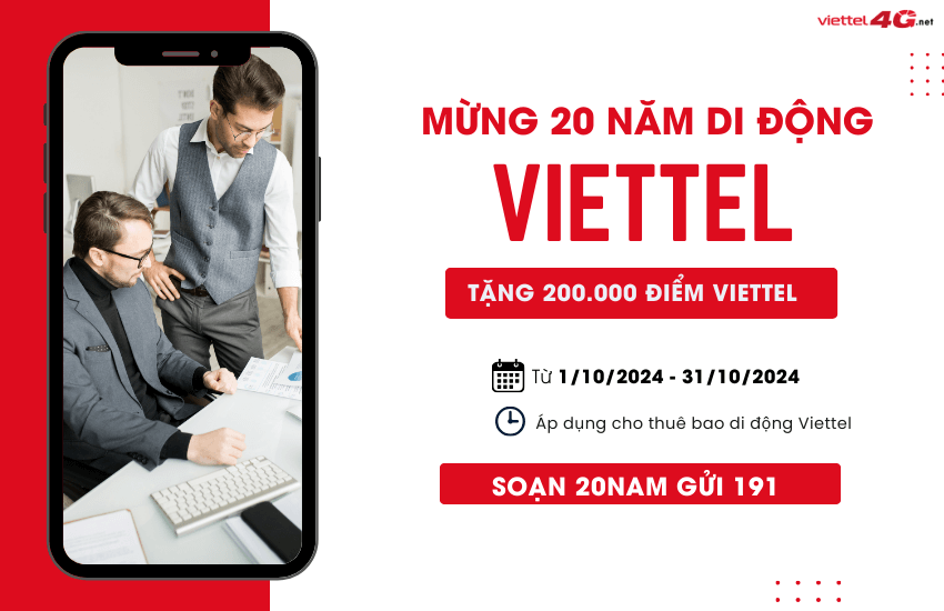 khuyen mai viettel tang diem