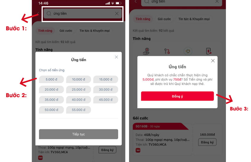 cach ung tien tren my viettel ung tien tren my viettel