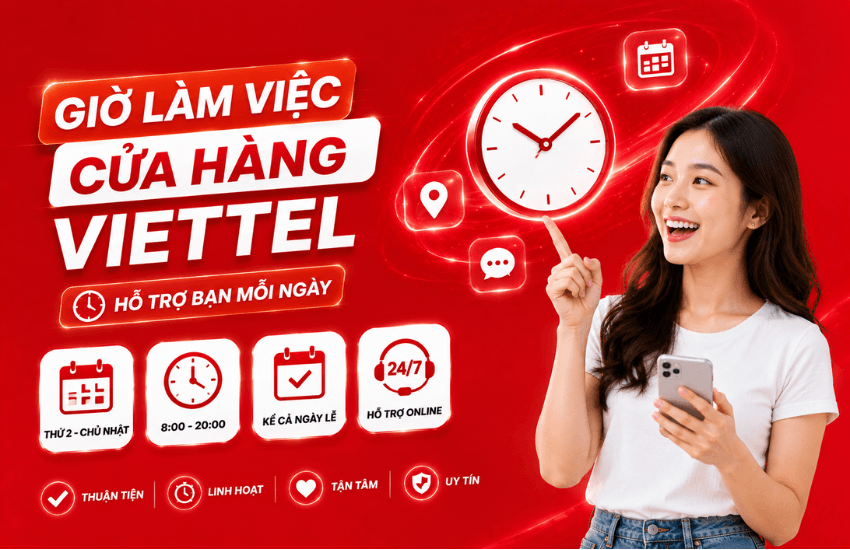 gio lam viec cua hang viettel