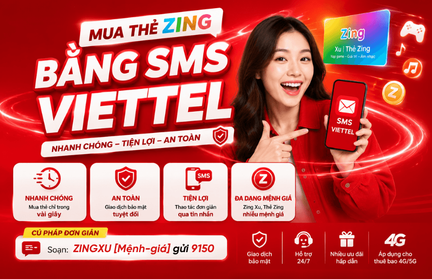 cach mua the zing bang sms viettel mua the zing bang sms viettel