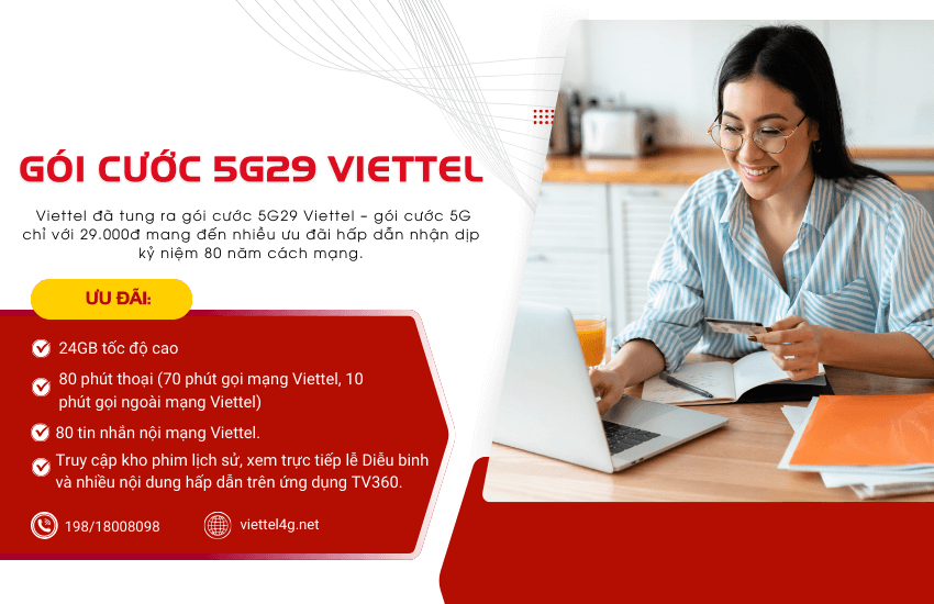 goi cuoc 5g29 cua viettel