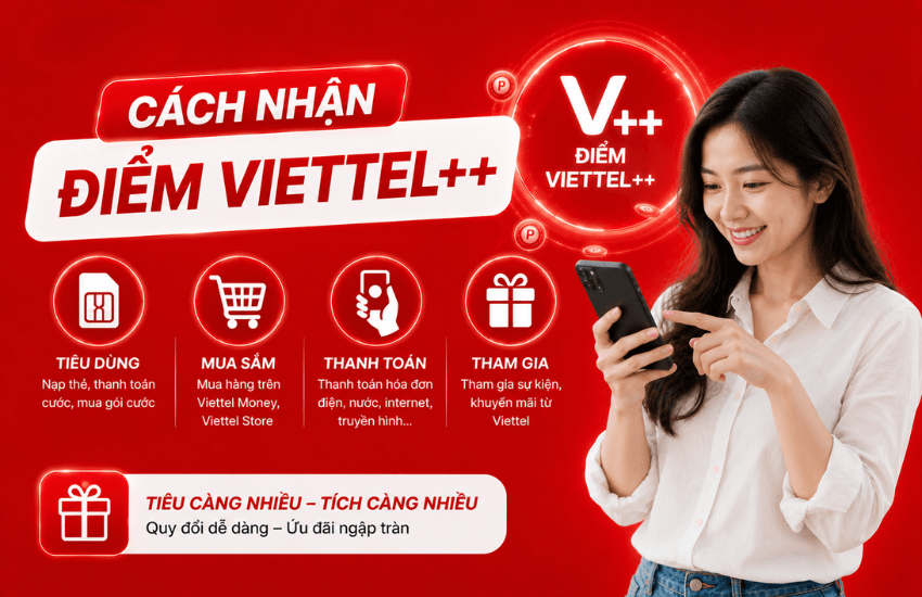 cach nhan diem viettel moi nhat cach nhan diem viettel