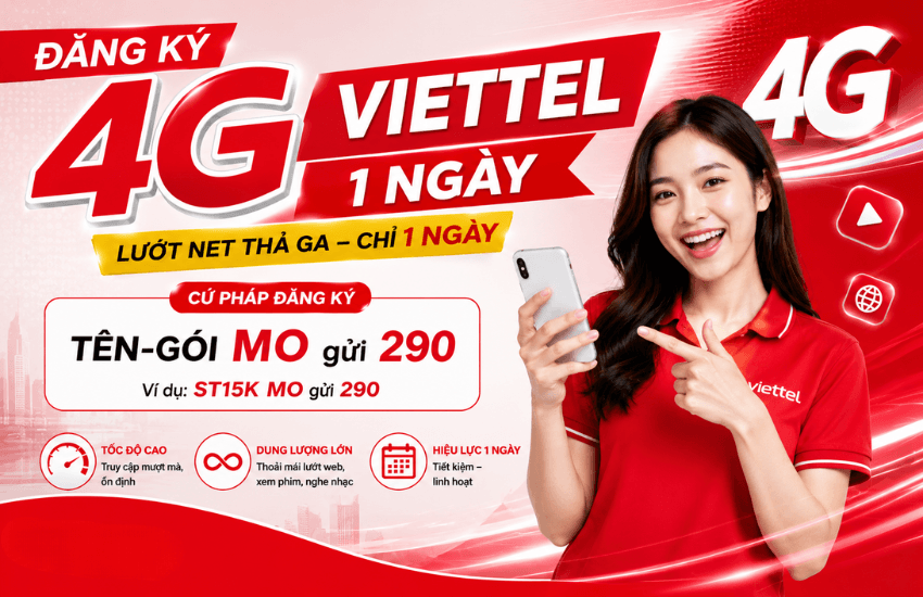 cach dang ky 4g viettel 1 ngay dang ky 4g viettel 1 ngay