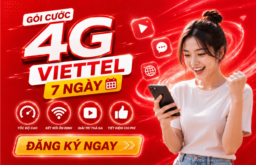 goi cuoc 4g viettel 7 ngay