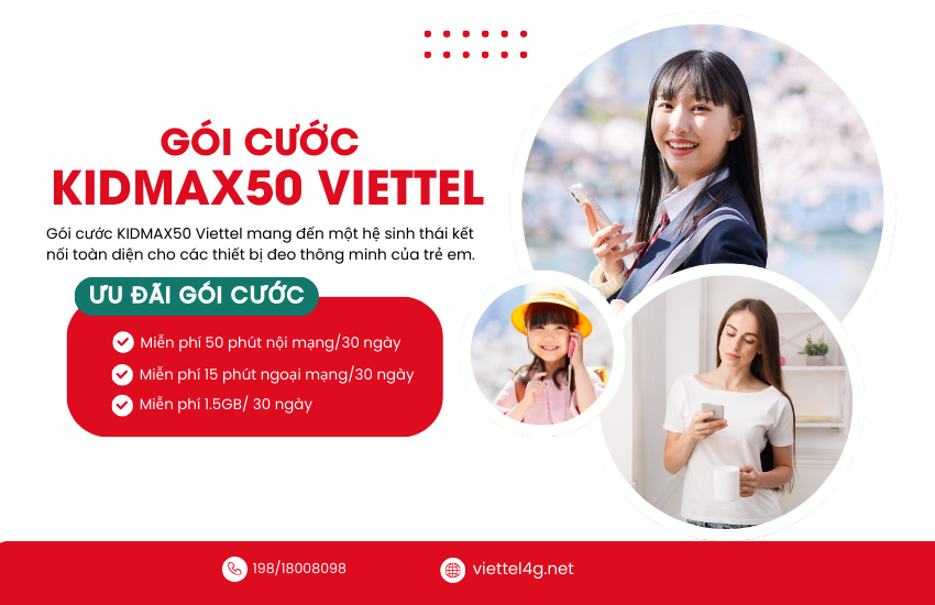 goi cuoc kidmax50 cua viettel