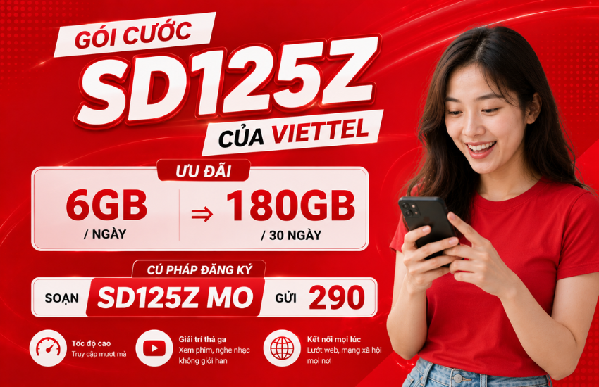 goi cuoc sd125z cua viettel