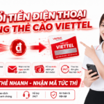 doi tien dien thoai sang the cao viettel