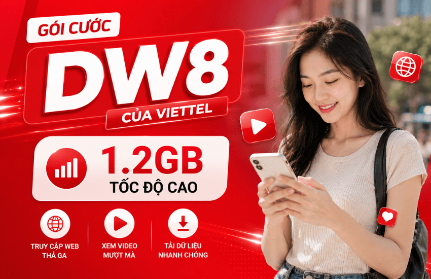 goi cuoc dw8 viettel