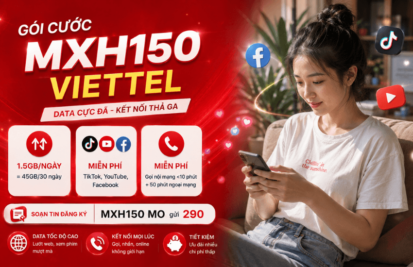 dang ky goi cuoc mxh150 viettel goi cuoc mxh150 viettel