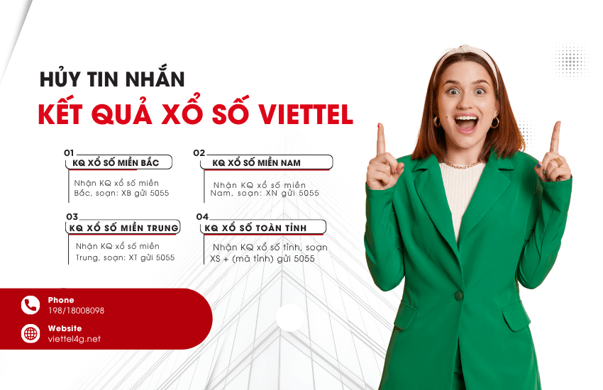 huy tin nhan ket qua xo so viettel