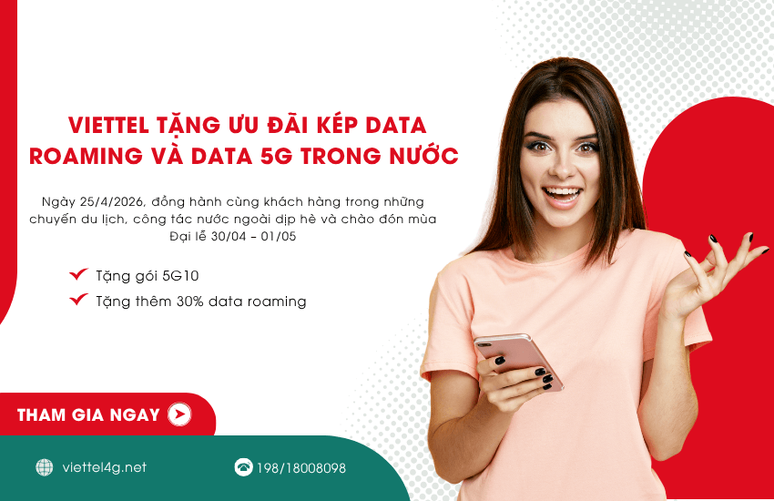 khuyen mai viettel tang goi 5g10