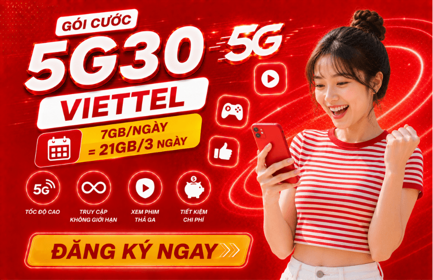 goi cuoc 5g30 cua viettel