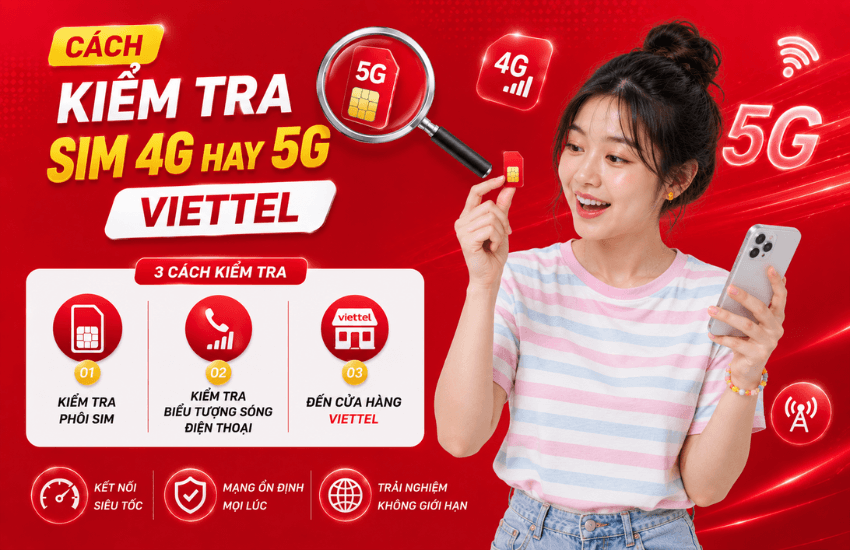 cach kiem tra sim 4g hay 5g viettel